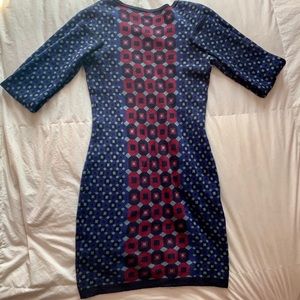 Dex Patterned Sweaterdress